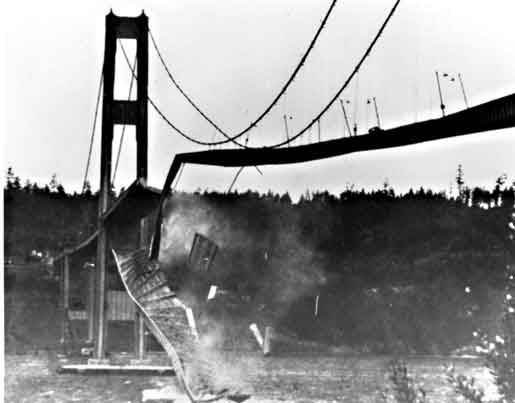 Picture Of Tacoma Narrows Bridge Collapse