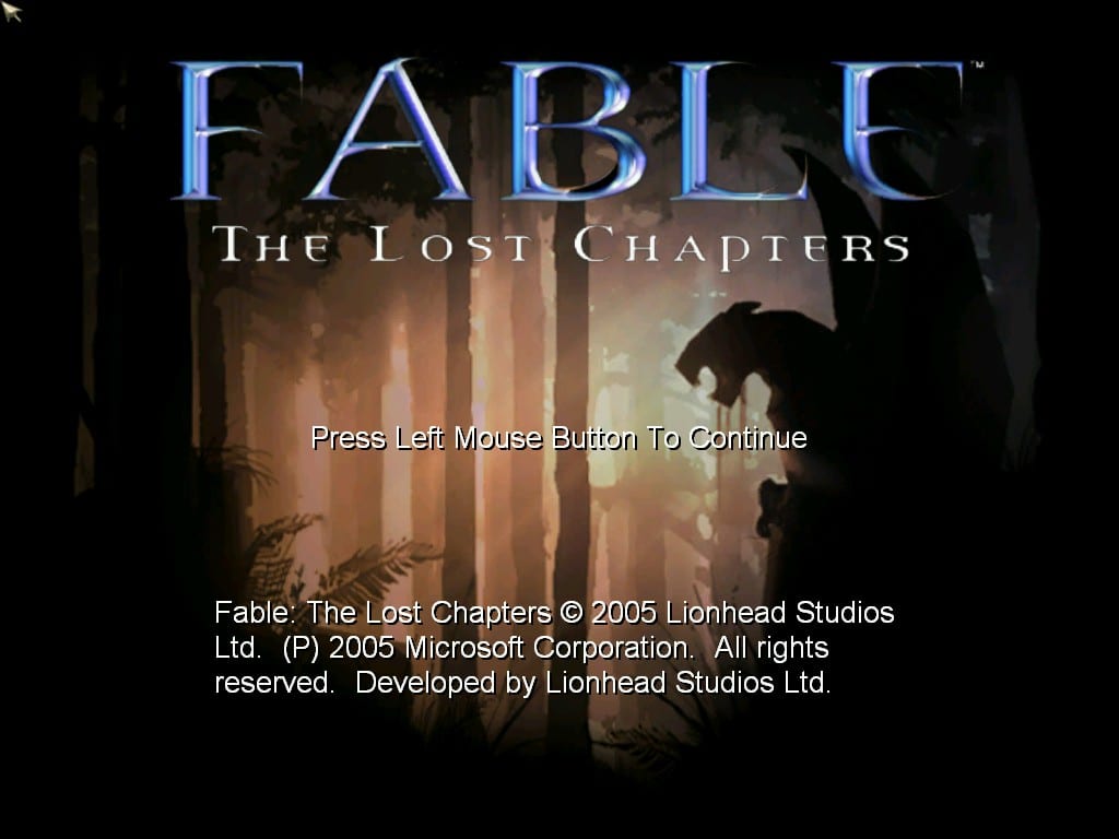 Fable: The Lost Chapters