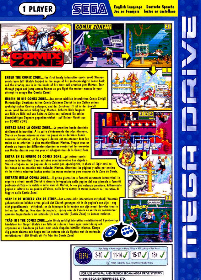 download comix zone ps3