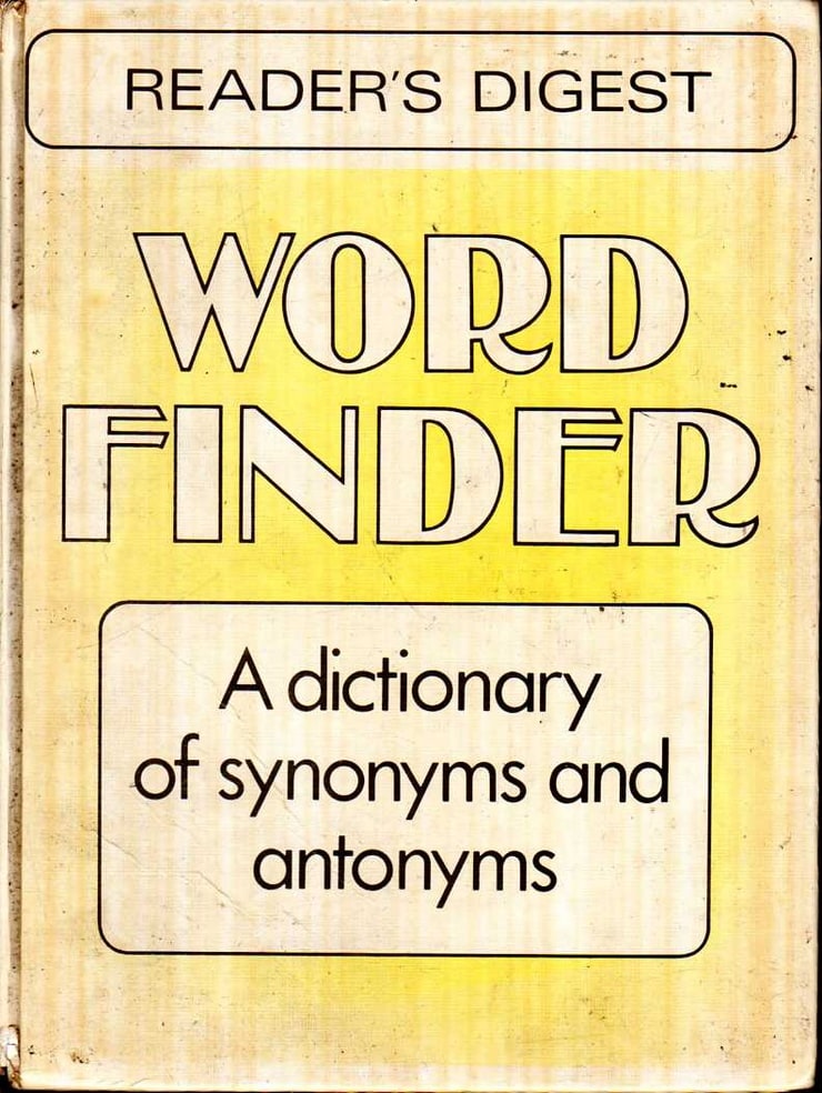 Picture of Word Finder A Dictionary of Synonyms and Antonyms