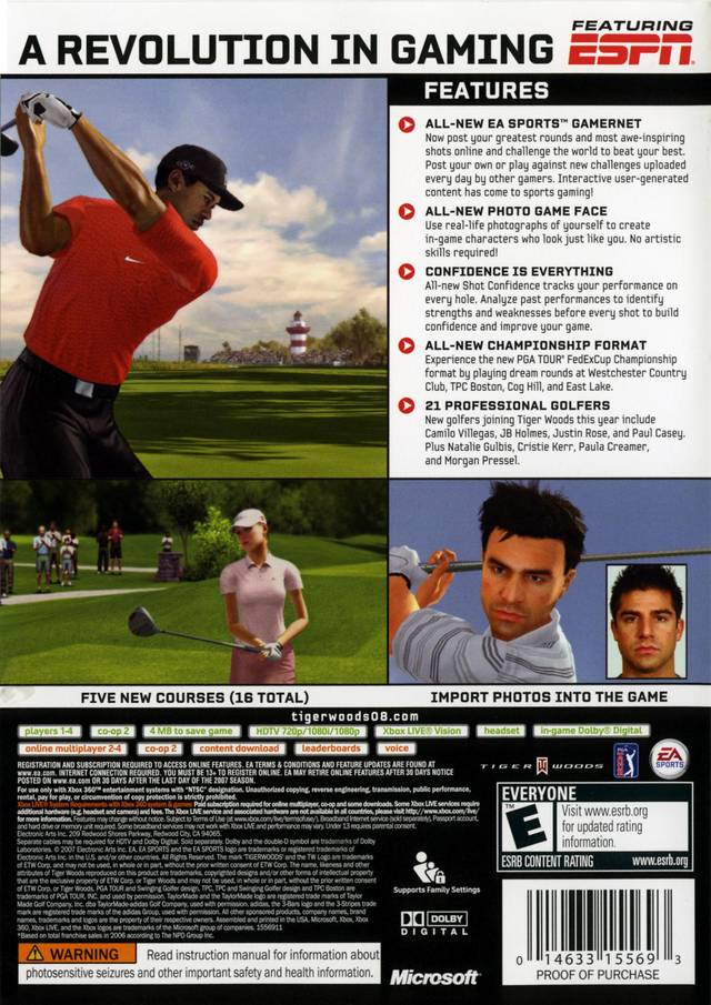 tiger woods pga tour 08 serial key