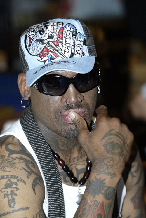 Dennis rodman north korea image