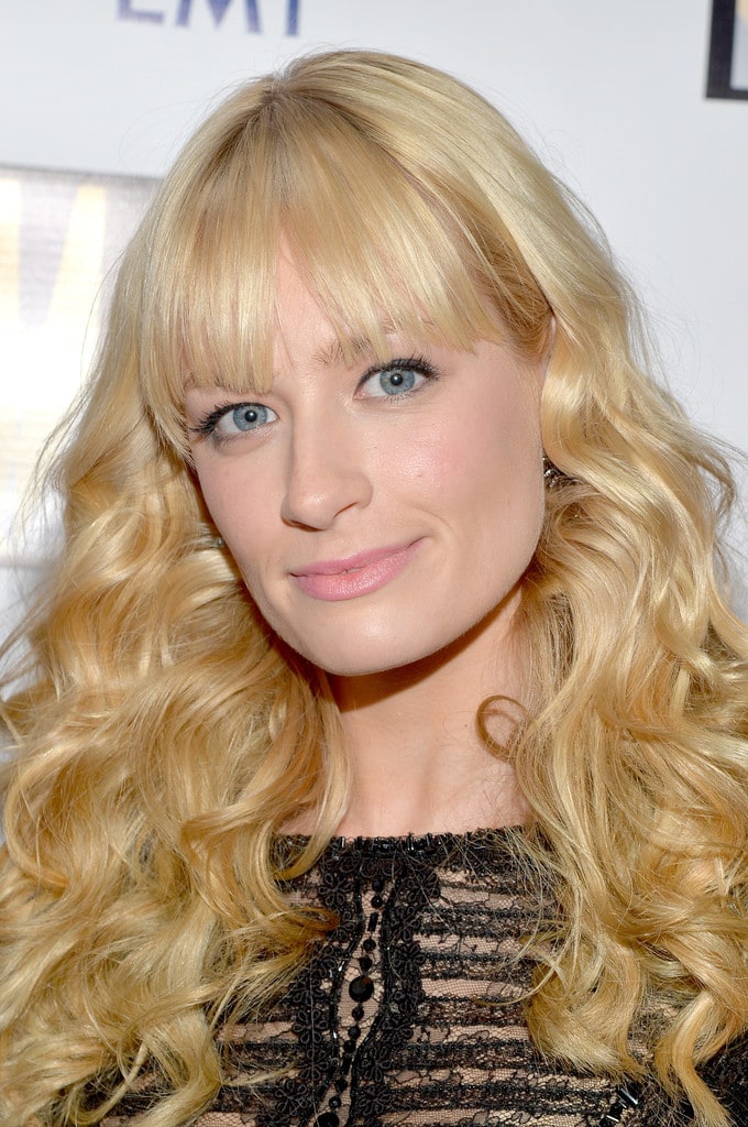 Beth Behrs leotard