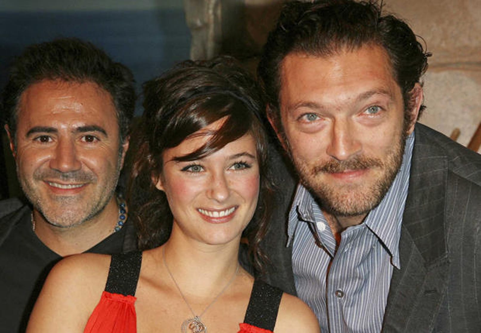 Mélanie with José Garcia and Vincent Cassel