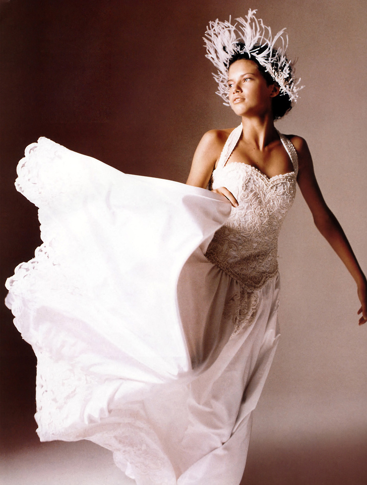 Adriana Lima in wedding dress