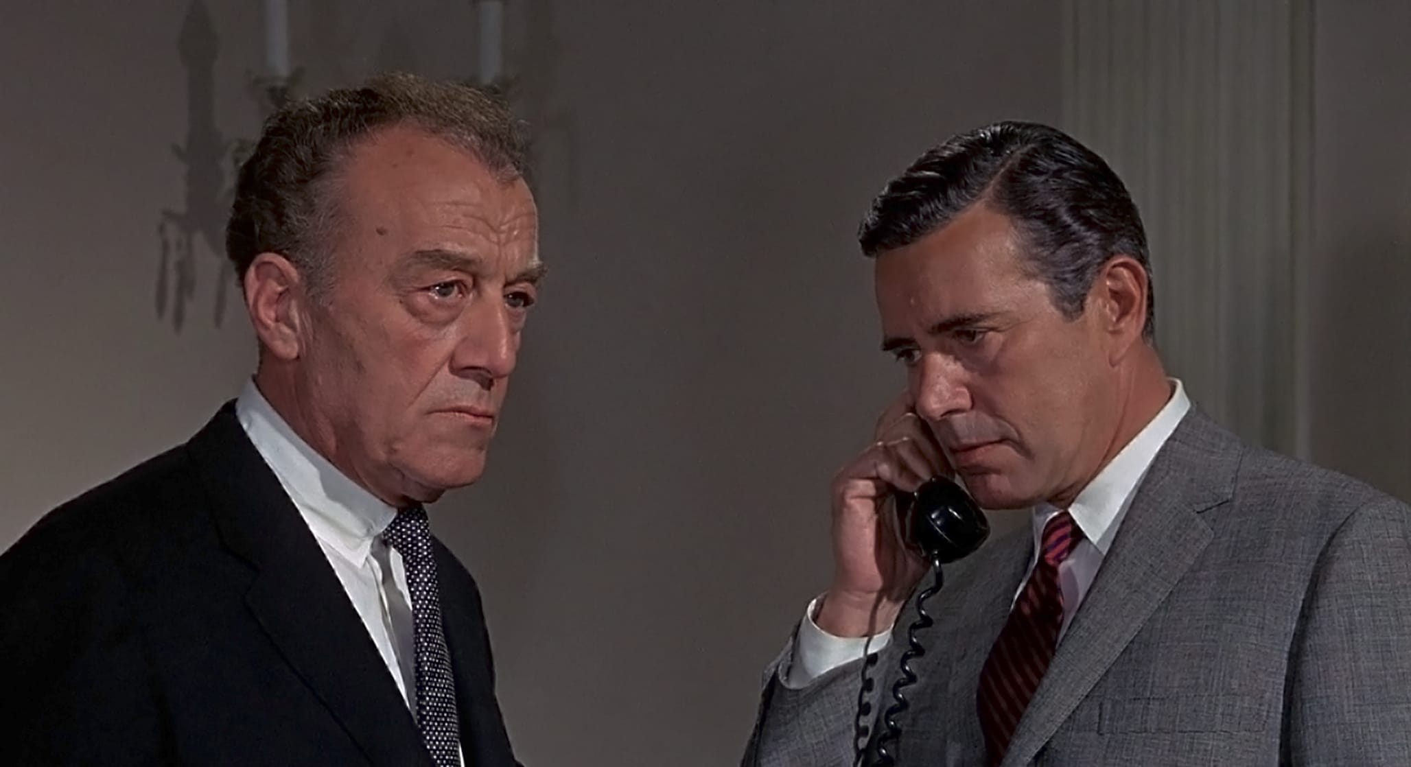 Edmond Ryan and John Forsythe