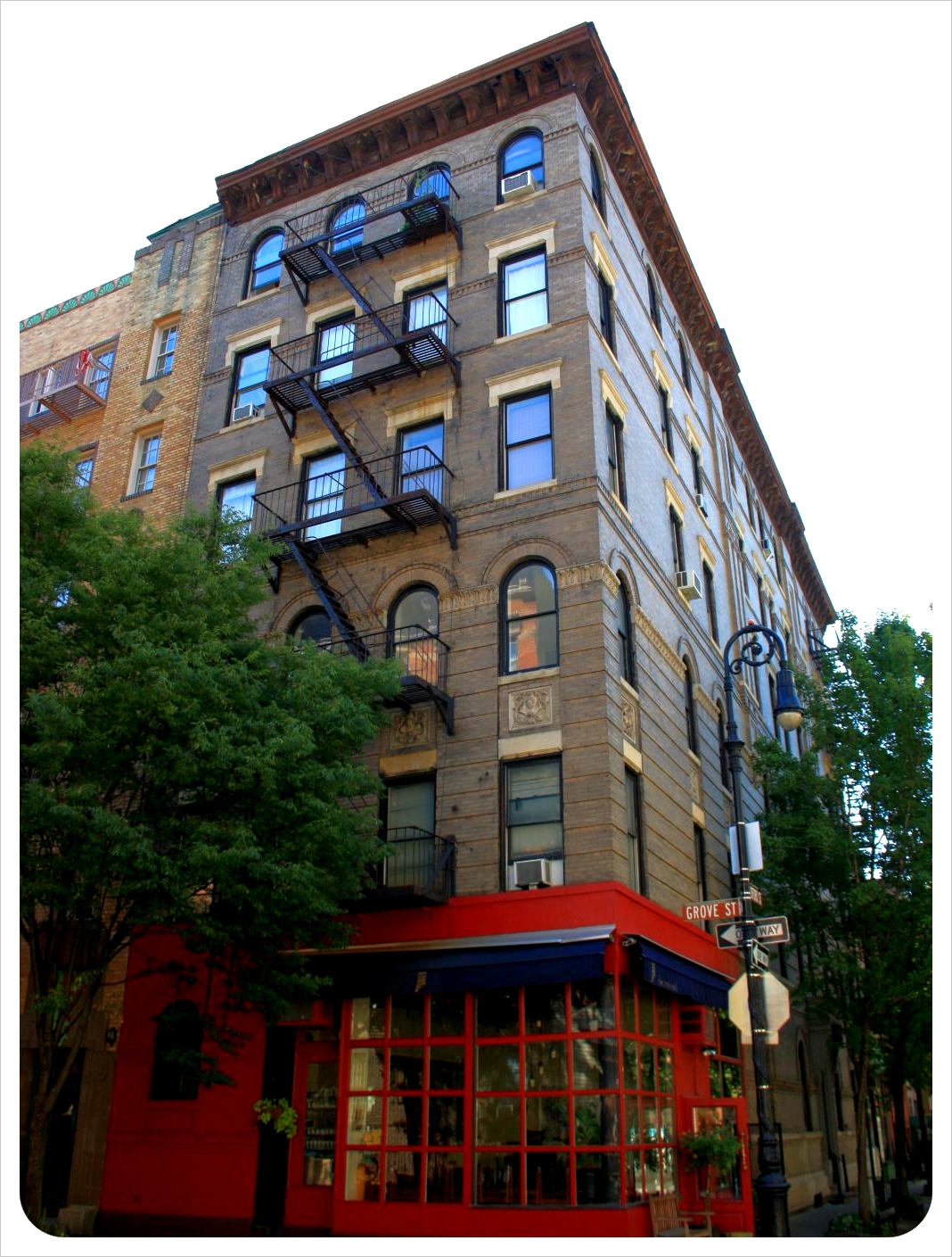 Friends apartment building