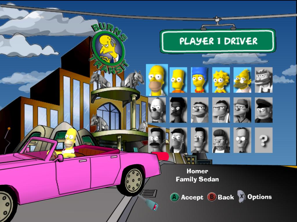 The Simpsons Road Rage