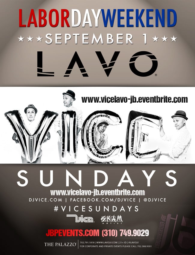 Vegas Labor Day Weekend with DJ Vice