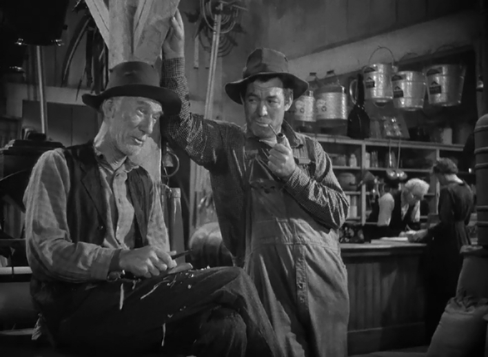 Clem Bevans and Ward Bond