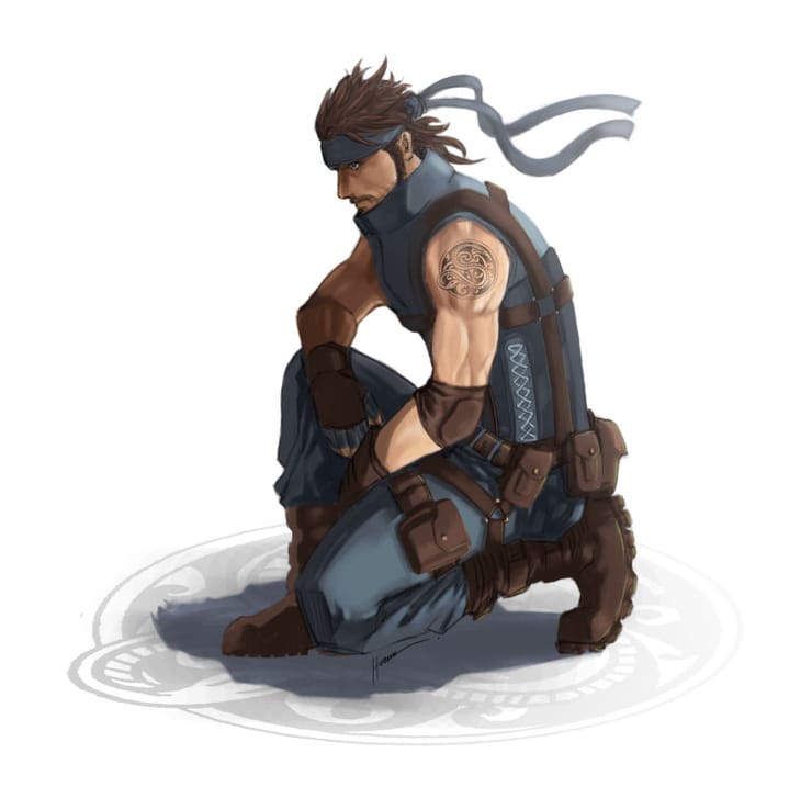 Picture of Solid Snake.