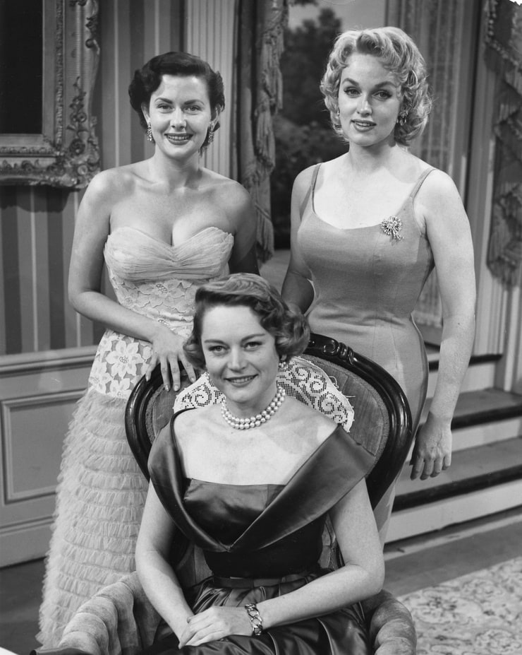 Alexis Smith , Karen Steele & Helen Westcott.