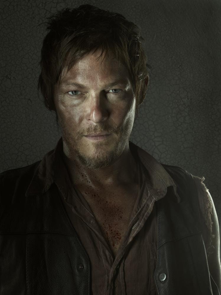 daryl dixon black and white