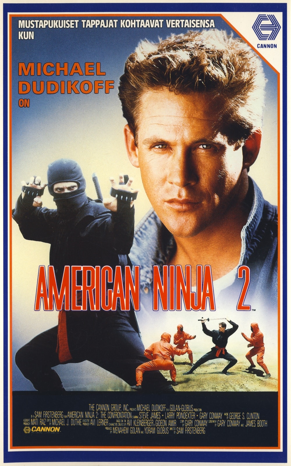 American Ninja 2 Finnish VHS