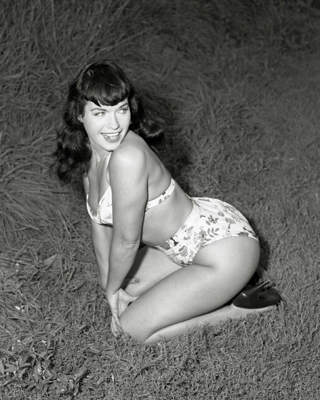 Picture of Bettie Page.
