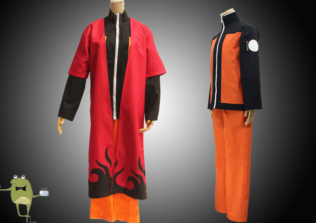 Naruto Sage Mode Cosplay Cloak Coat