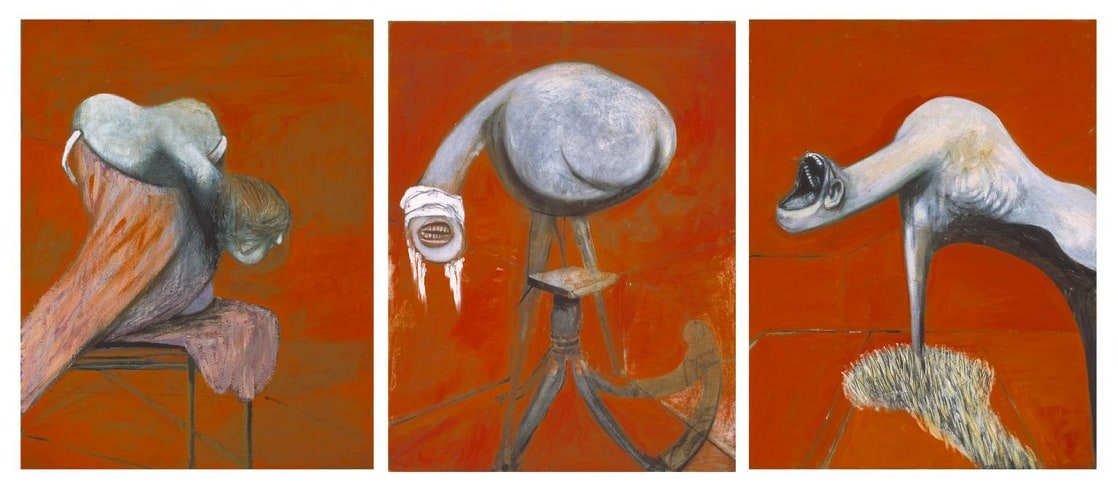 Francis Bacon : Three Studies for Figures at the Base of a Crucifixion