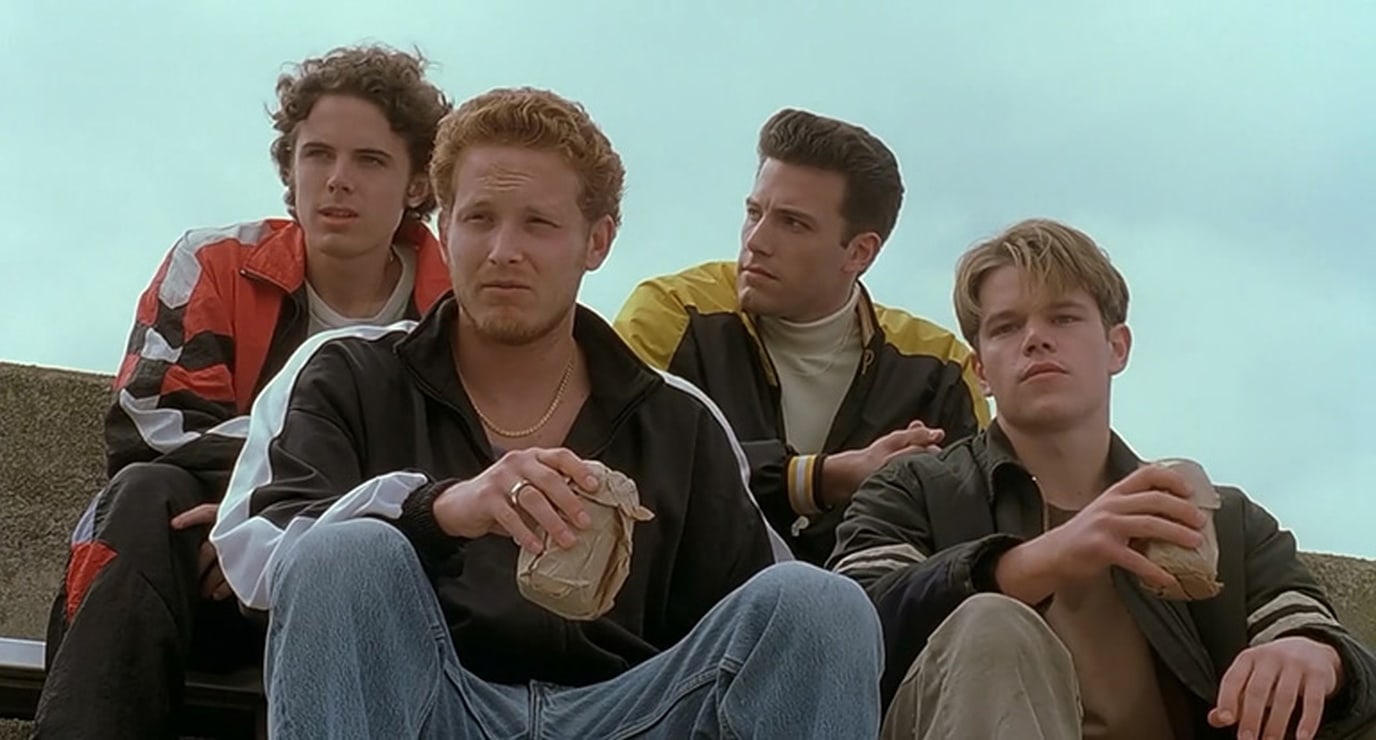 Casey and Ben Affleck, Cole Hauser and Matt Damon