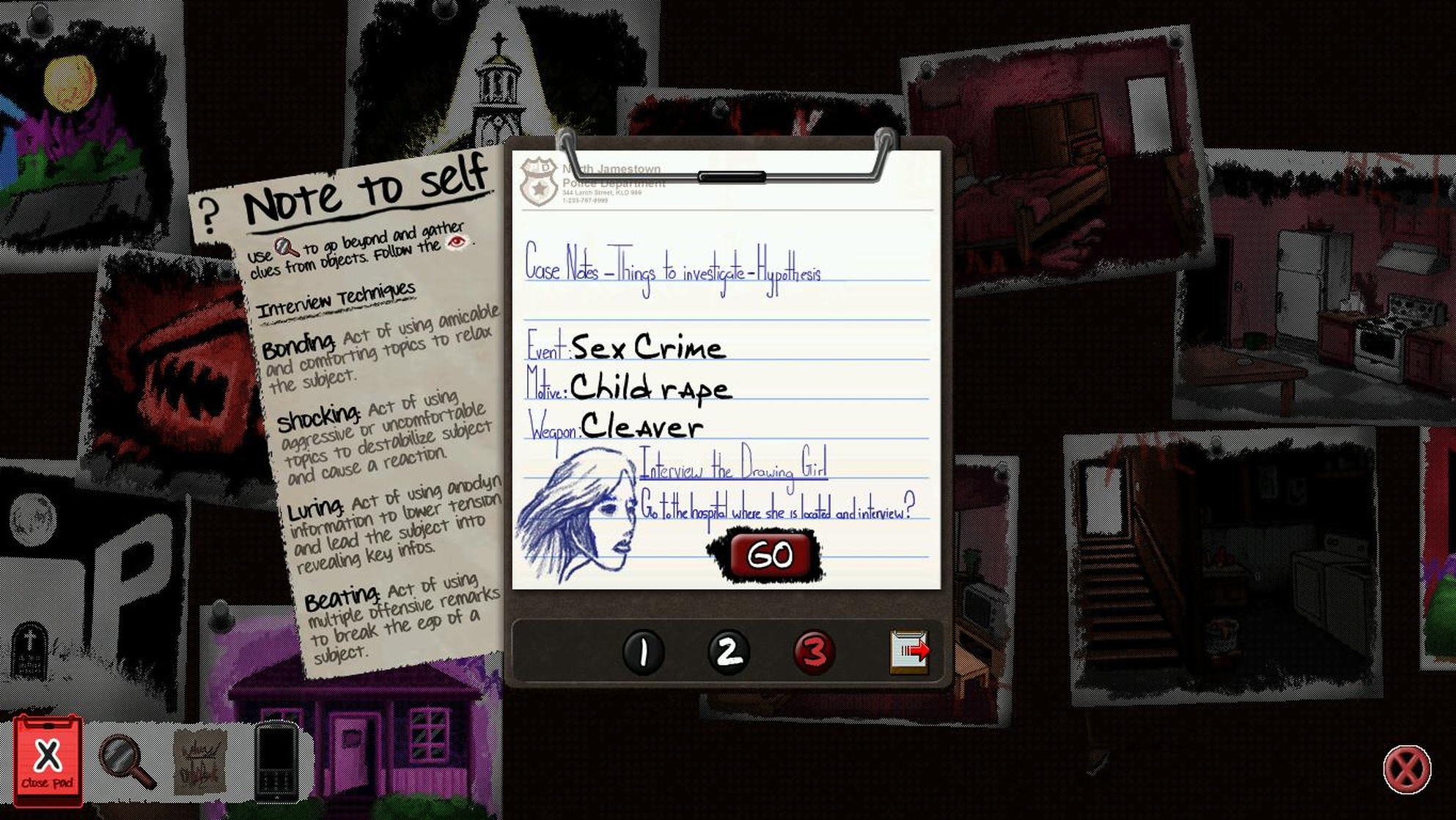 In Torment: The Case of the Drawing Girl