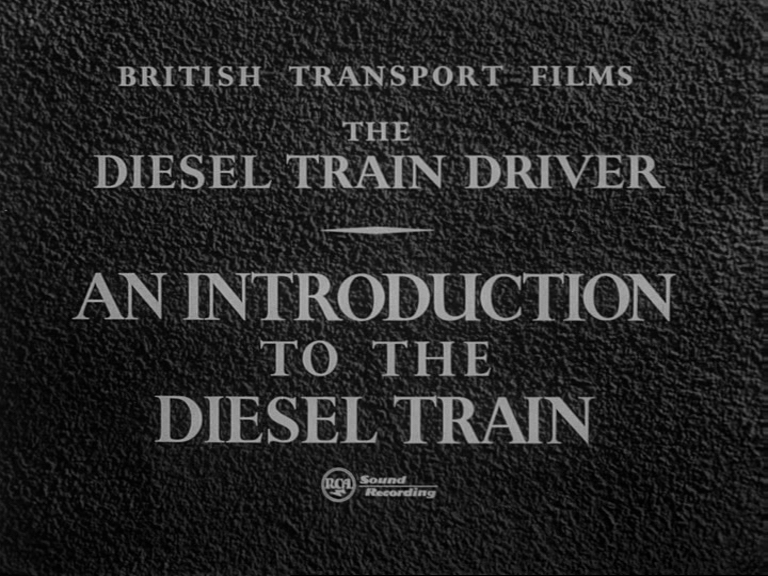 The Diesel Train Driver: Part 1 - An Introduction to the Diesel Train