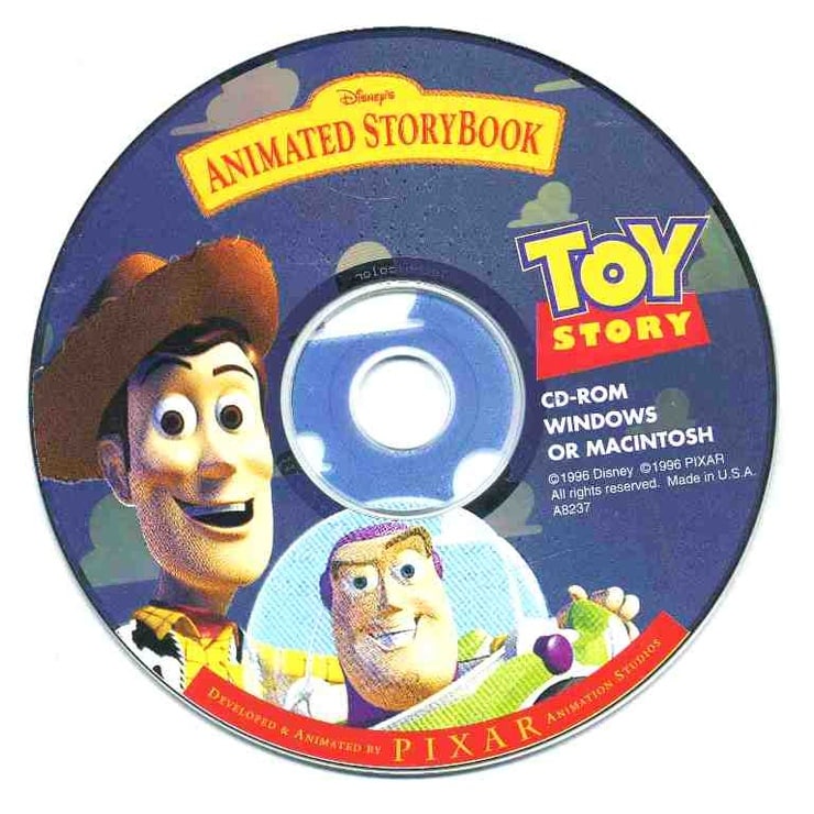 toy story animated story book