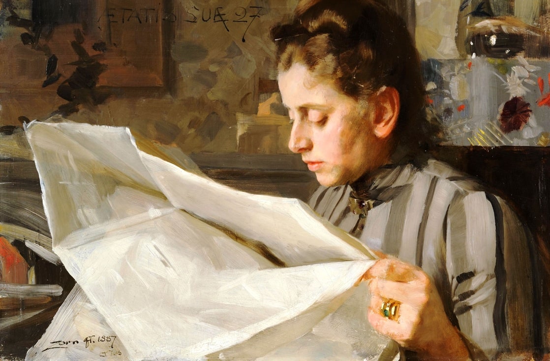 ZORN Anders : Emma Zorn, 1887