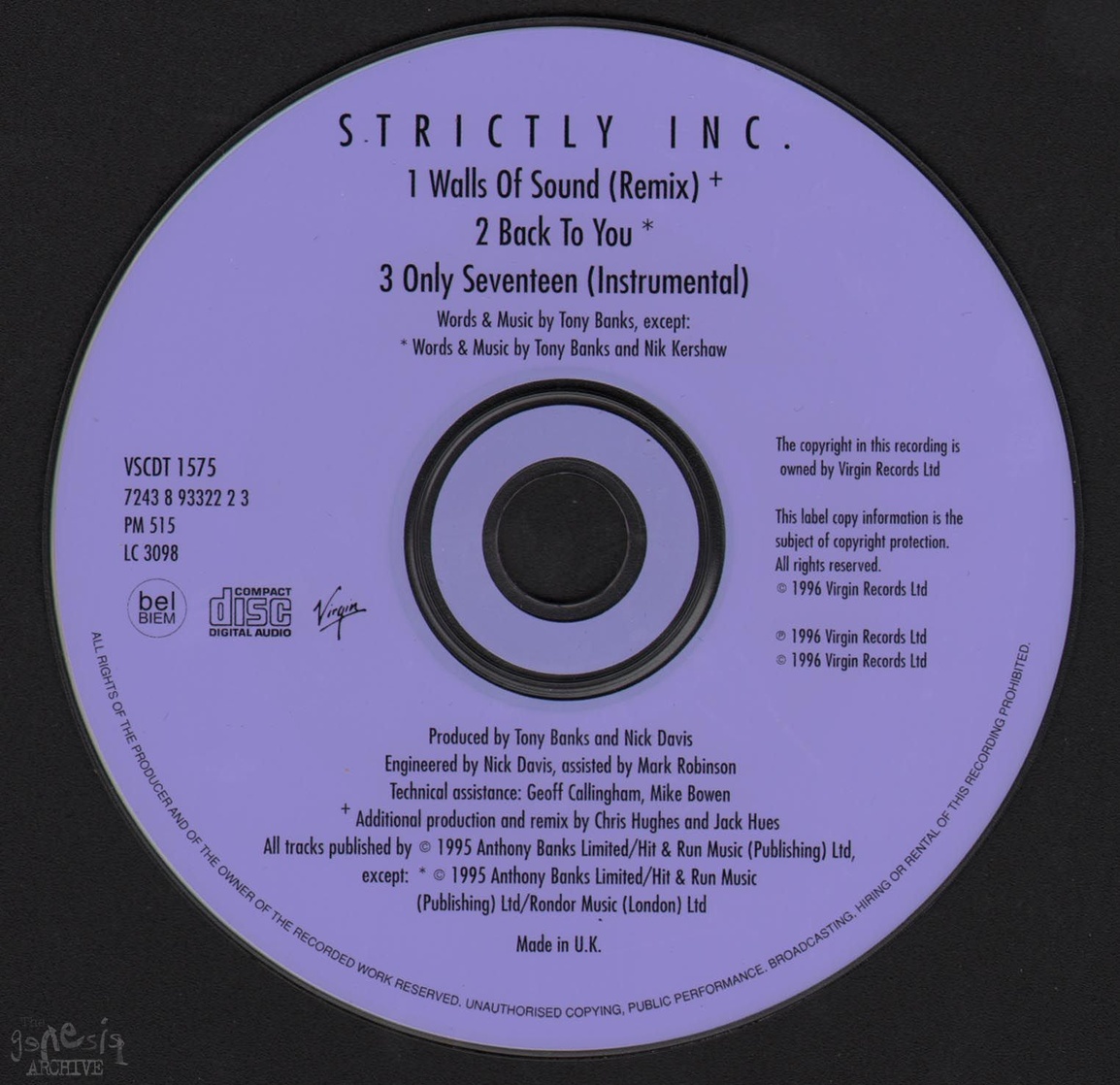 Walls of Sound (CD Single)