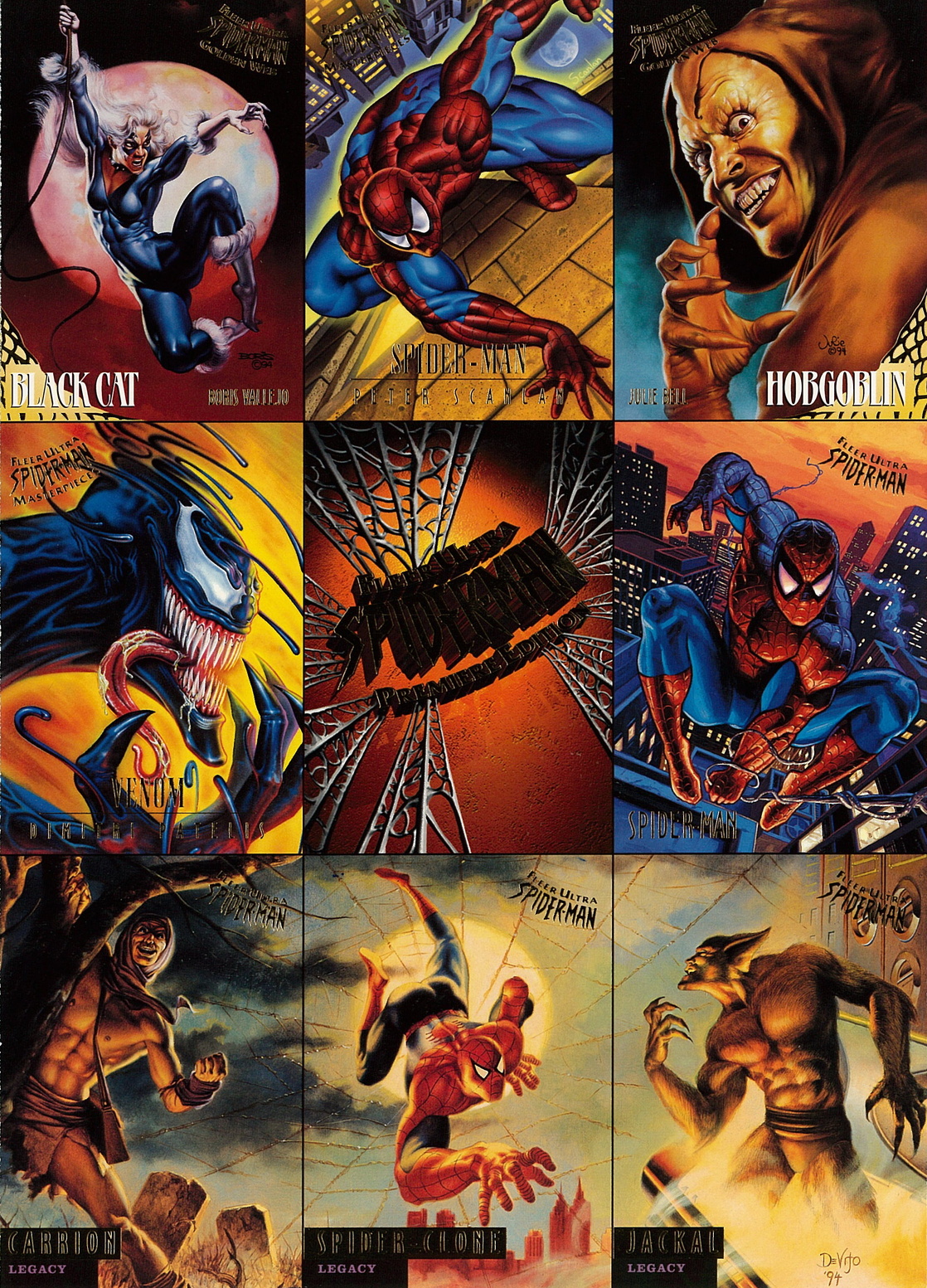 Picture Of 1995 Fleer Ultra Spider Man Trading Cards