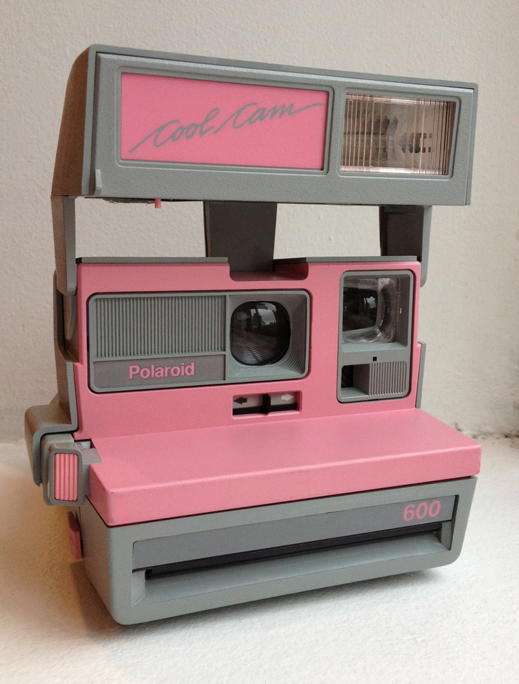 Image of Polaroid Cool Cam 600 Instant Camera Pink and Gray