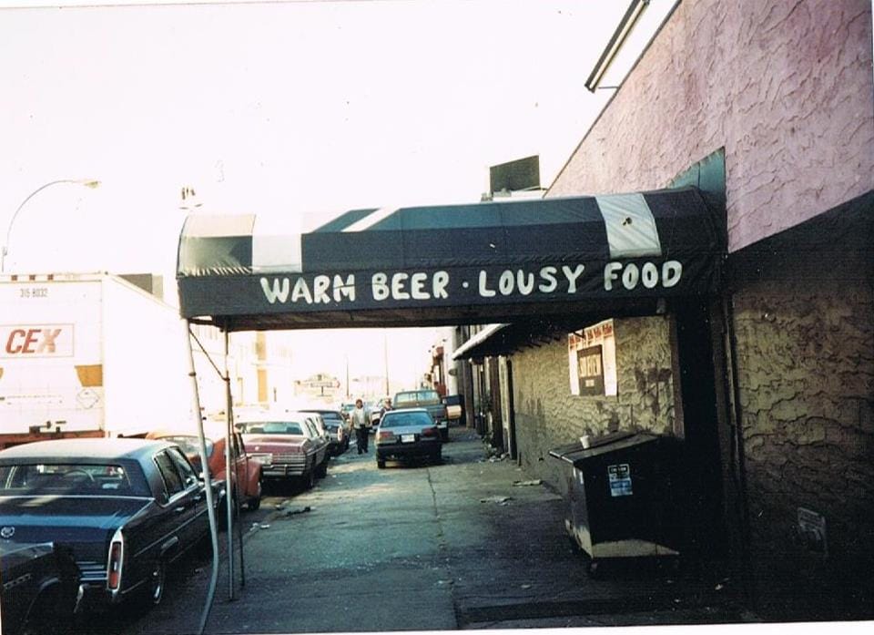 Warm Beer Lousy Food
