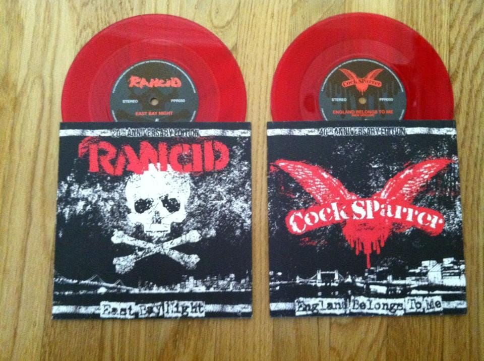 Rancid   Limited edition Rancid & Cock Sparrer split 7 inch