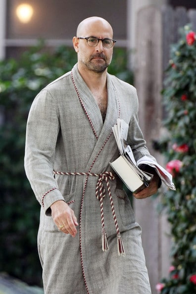 stanley tucci linen shirt