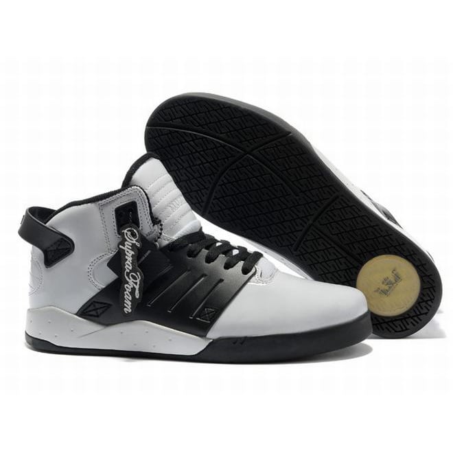 Supra Male Sneaker Skytop 3 Black and White Color image