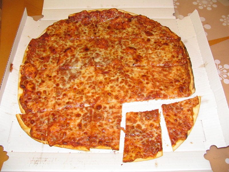 Thin-crust Pizza