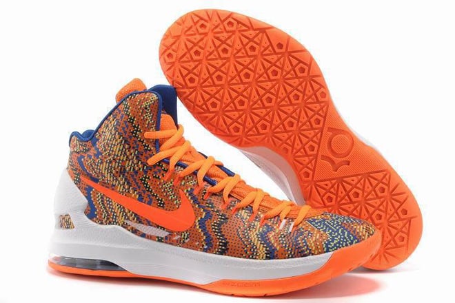 kd shoes green and orange