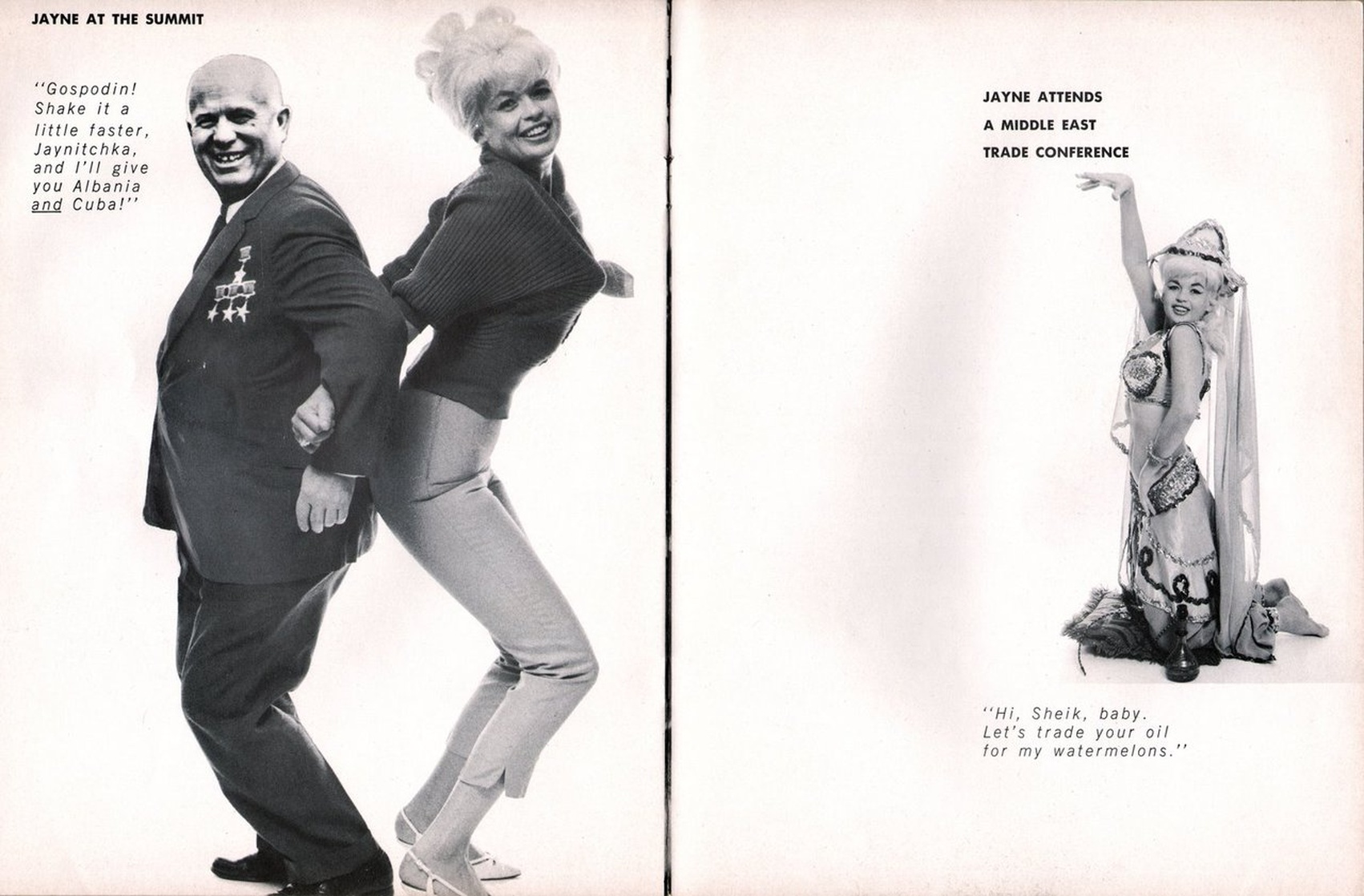 Jayne Mansfield For President (Jayne Mansfield For President, The White House Or Bust) Jayne Mansfield For President (Jayne Mansfield For President, The White House Or Bust)