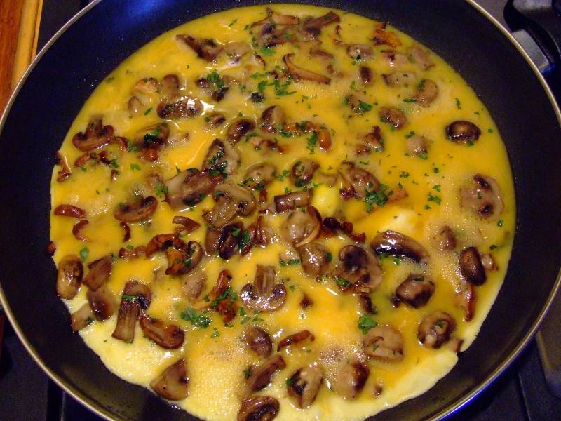 Mushroom Omelette