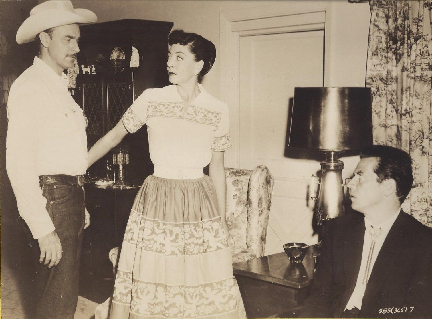 The Girl in Black Stockings (1957) image