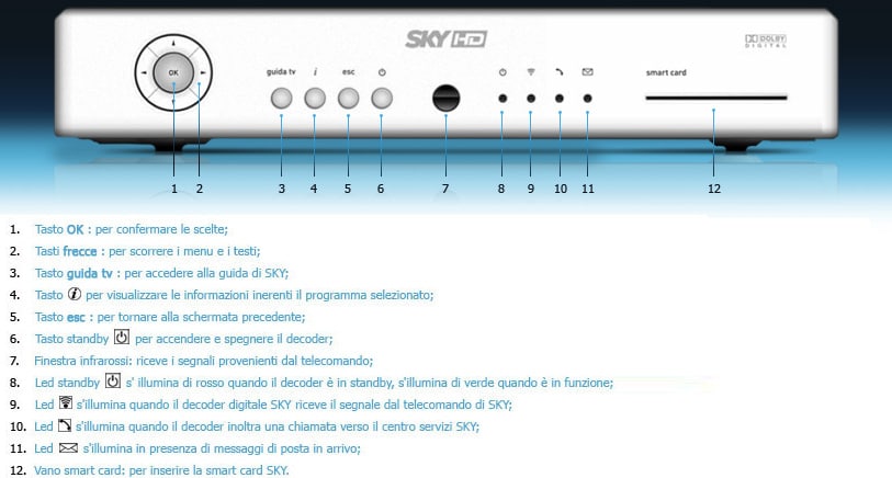 Sky Italia HD Pace DS831NS Tuner