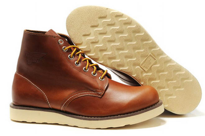 Red Wing 8146 Roughneck Moc Toe Work Boot - Briar Oil Slick- SON OF A STAG