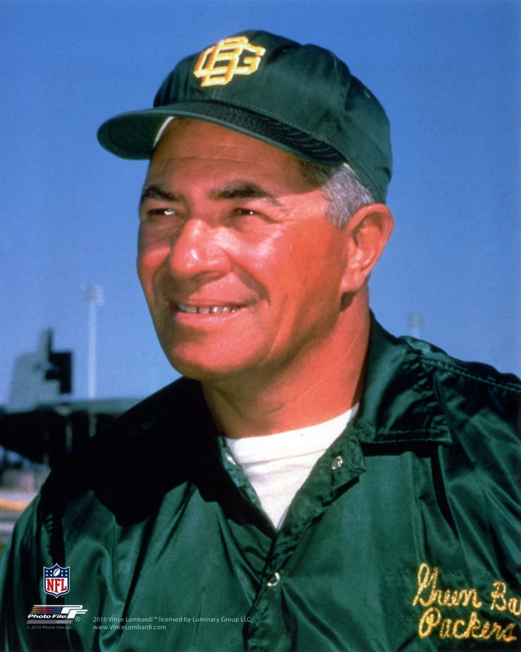 Picture of Vince Lombardi.