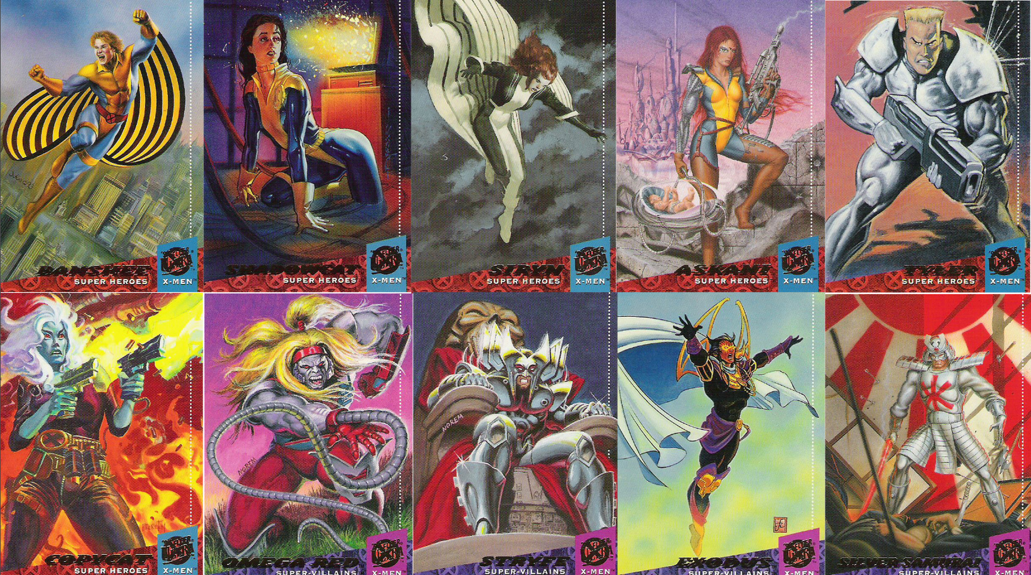 X-Men Fleer Ultra 1994 Trading Cards