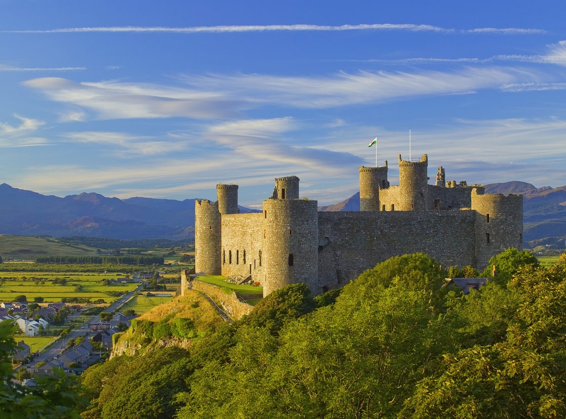 Harlech Castle Wales World Heritage Site