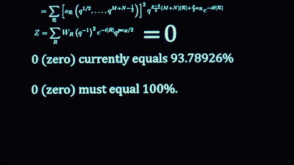 The Zero Theorem