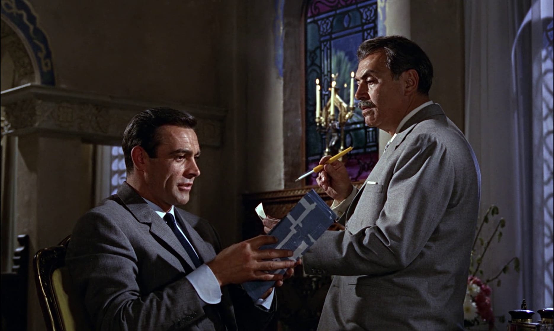 Sean Connery and Pedro Armendariz