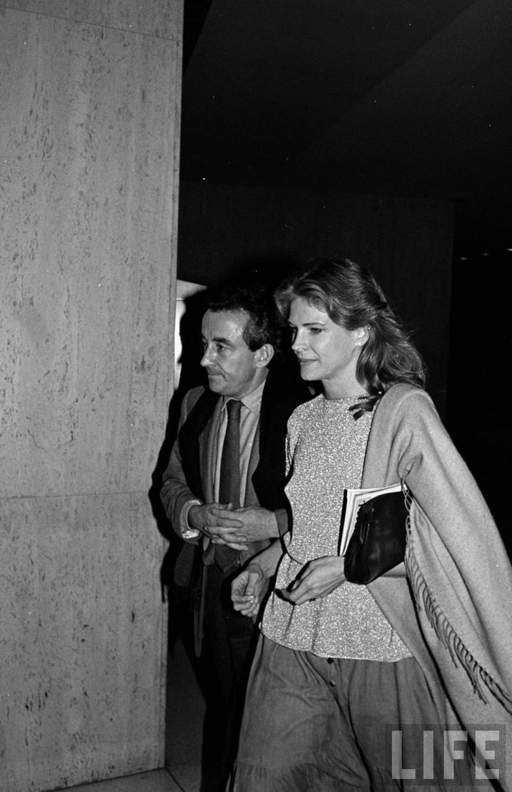 Louis Malle & Candice Bergen in December 1981