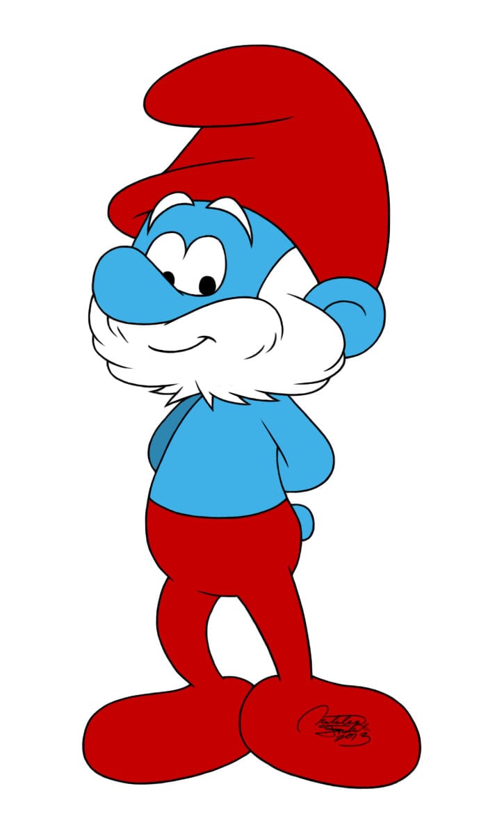 Picture of Papa Smurf.