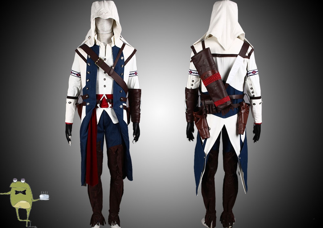 Assassins Creed 3 Connor Cosplay Costume Outfit