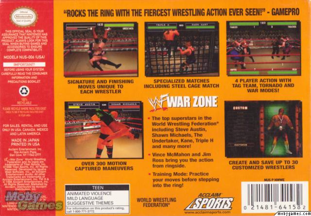 WWF War Zone picture