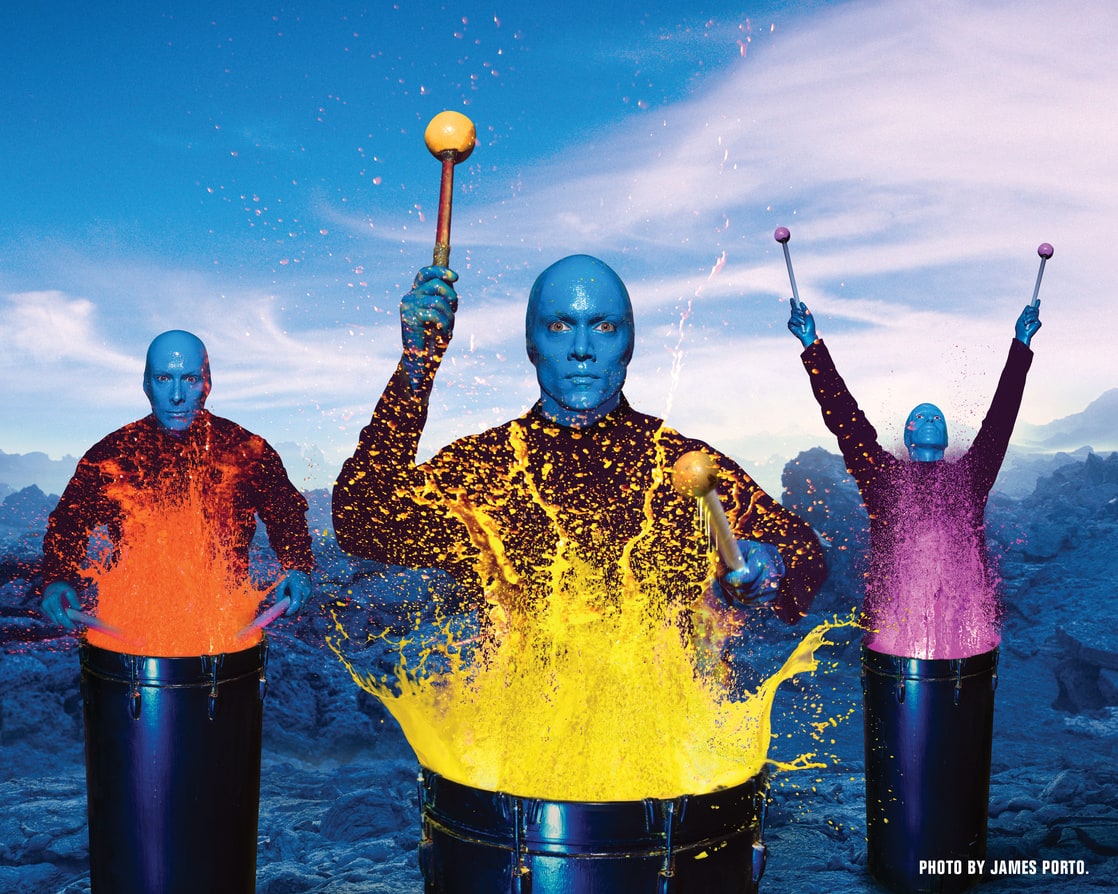 Blue man group picture